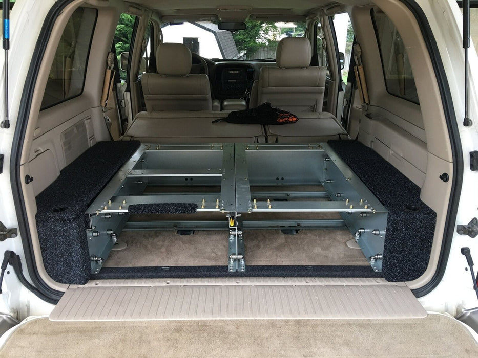 Dobinsons Rear Dual Roller Drawer System For Lexus Lx470 With Fridge Slide