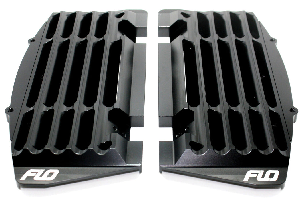 Flo Motorsports Flo Flo751Blk Black Radiator Guards For 125-501 Husqvarna, 125-500 Ktm 2017-2022 FLO751BLK