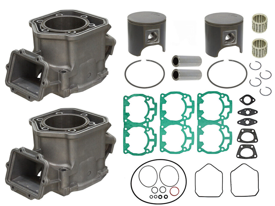 Sp1 Ski Doo 500Ss 600 Mxz Summit & Listed 76 Mm Bore Cylinder'S Piston Kits Rebuild SM-09608K