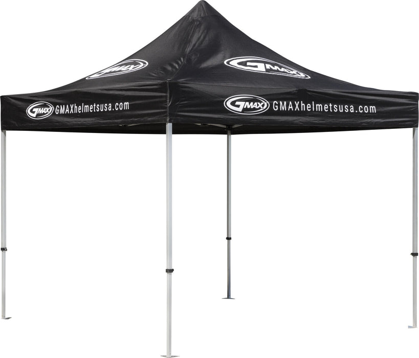 Gmax Aluminum Canopy W/ Top Black 10' X 10' 72-9976