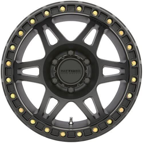 Method MR106 Beadlock 17x9 -44mm Offset 8x6.5 130.81mm CB Matte Black w/BH-H36125 Wheel MR10679080544B