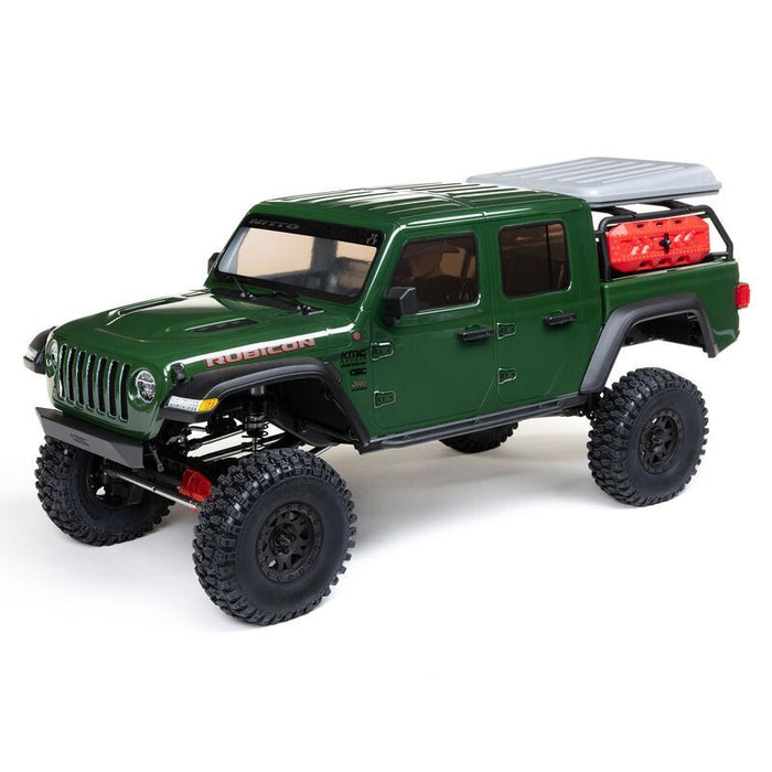 Axial 1/10 Scx10Iii compatible with Jeep Gladiator Elite Edition 4Wd Rtr, Green 1 Of Only