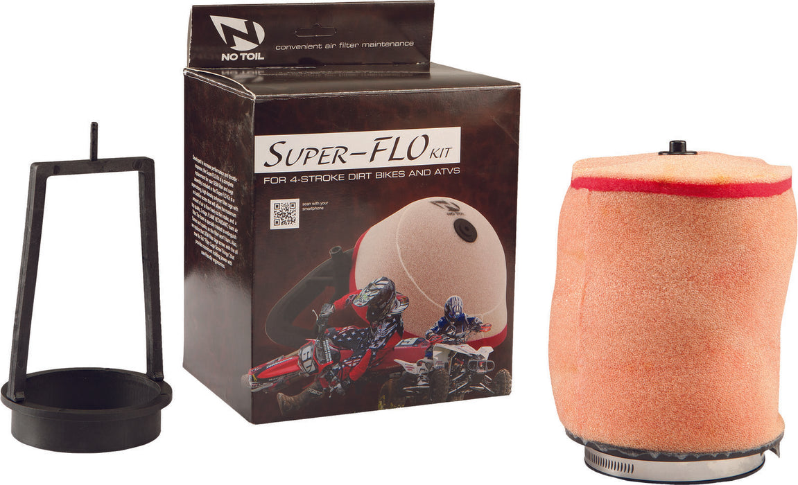 No Toil No-Toil Super-Flo Air Filter Kit-Fits Kawasaki-Kx 250F-17-20 SKF14048