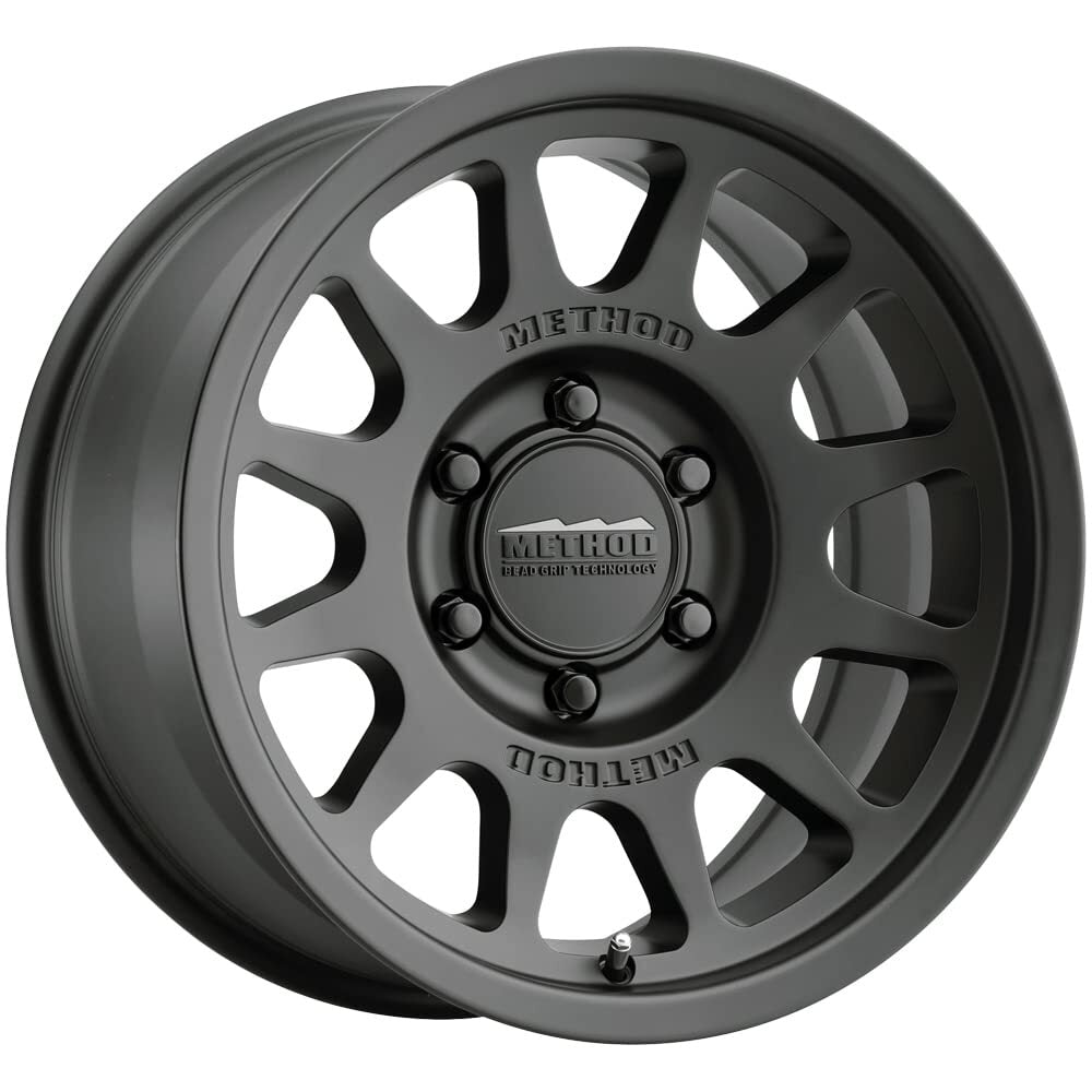 Method MR703 16x6.5 +90mm Offset 6x180 138.9mm CB Gloss Matte Black Wheel MR70366568590