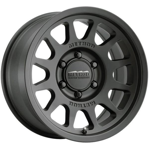Method MR703 16x6.5 +90mm Offset 6x180 138.9mm CB Gloss Matte Black Wheel MR70366568590