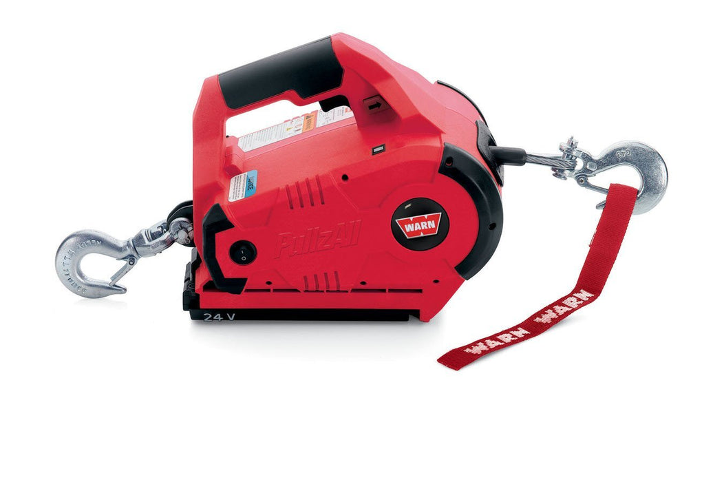 Warn Pullzall Hand Held Winch Hoist 1000 Lb 24 Volt Dc Cordless Portable 885005