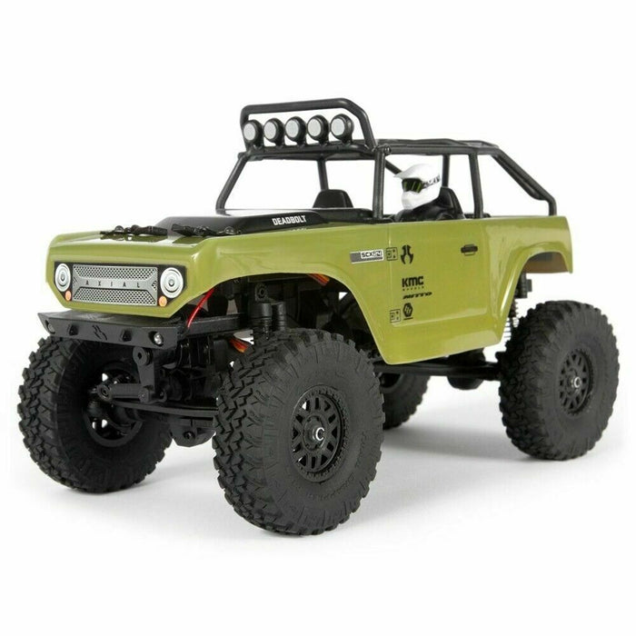 Axial Scx24 Deadbolt 1/24 Rtr Scale Fits Mini Crawler Green Axi90081T2 Brand