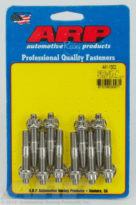 ARP 03 Compatible with Dodge Neon SRT / PT Cruiser EXhaust Stud Kit (10) 441-1302