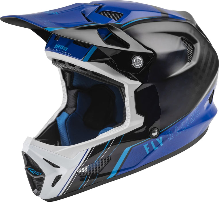 Fly Racing Werx-R Carbon Helmet (Gloss Blue) M 73-9222M