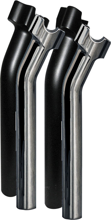 Wild 1 Wo530 Chubbys Risers, 9.5In. High Pullback Chrome~ WO530