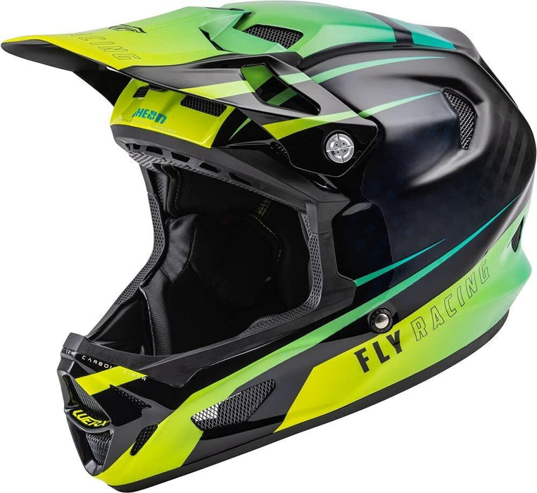 Fly Racing Werx-R Carbon Helmet Md Hi Vis/Teal 73-9223M