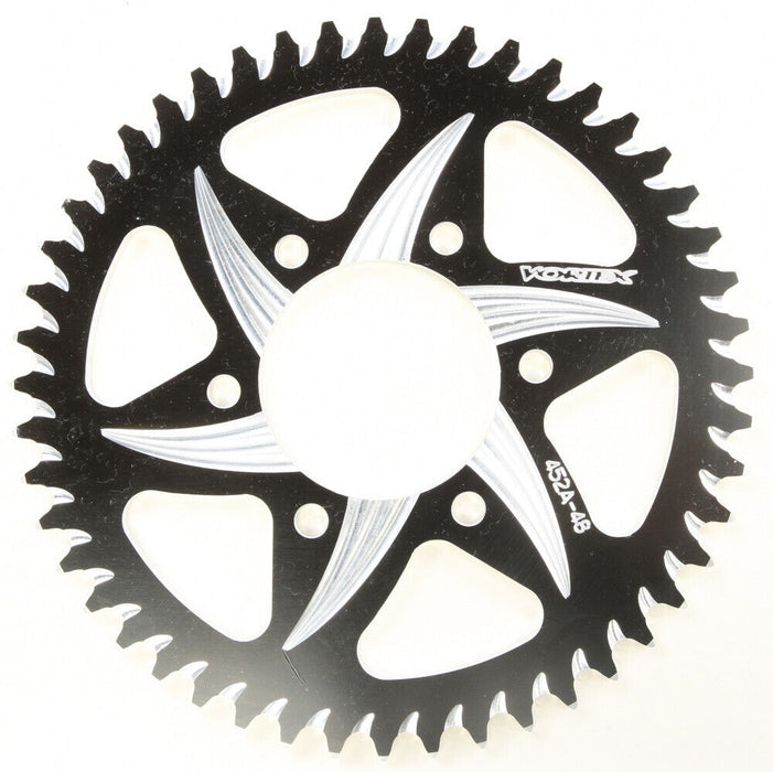 Vortex Rear Cat5 Sprocket Aluminum 48T-520 Blk Kaw 452AZK-48