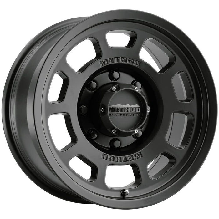 Method MR705 17x8.5 0mm Offset 8x180 130.81mm CB Matte Black Wheel MR70578588500