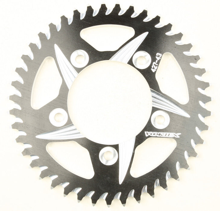 Vortex 427Zk-43 Aluminum Rear Sprocket Blk 530 Fits Kawasaki Ninja Zx14R 2006-2012 427ZK-43