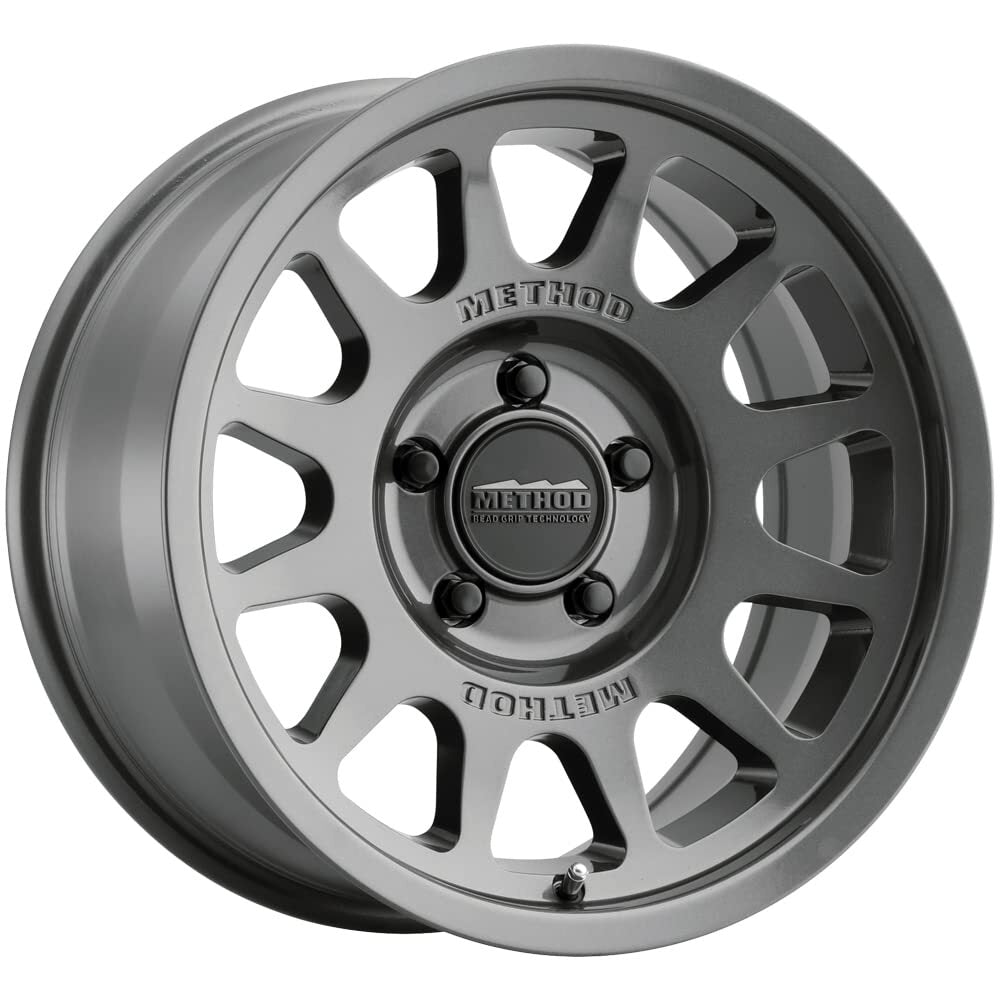 Method MR703 17x9 / -12mm Offset / 108mm Bore / 5x5.5 BP / 4.8in BS Gloss Titanium Wheel MR70379055812N
