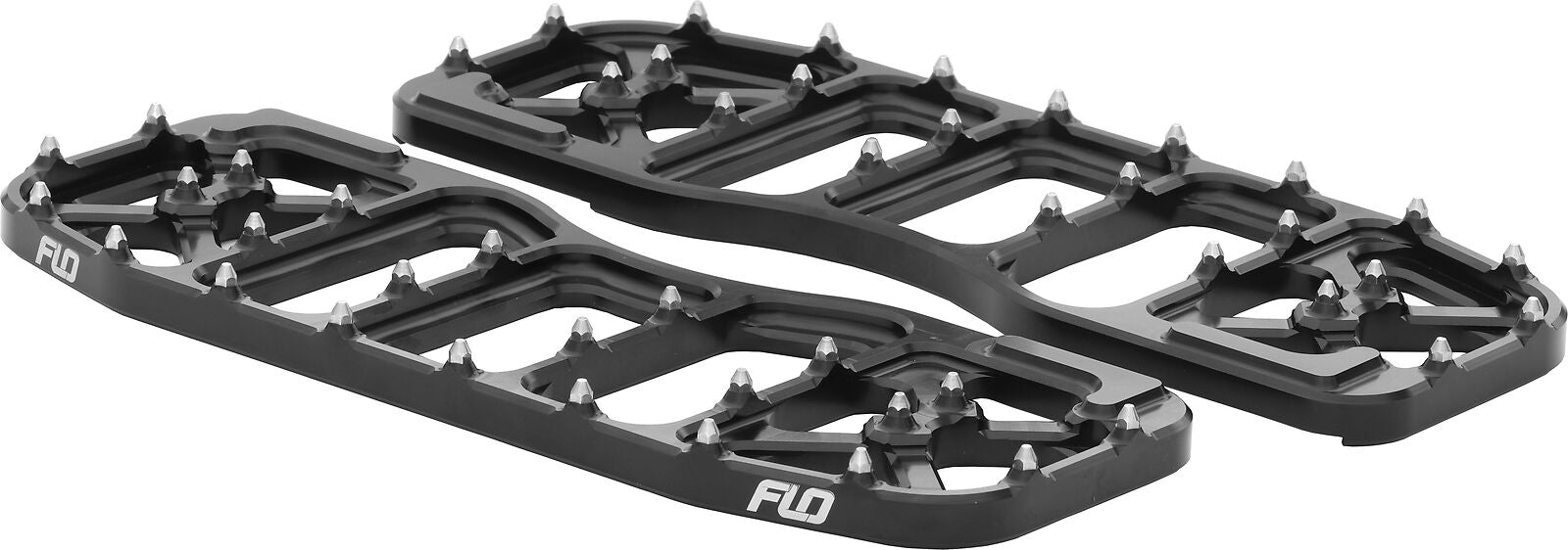 Flo Motorsports V5 Floorboards Black Black Fpeg-800V5Blk FPEG-800V5BLK