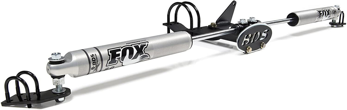 BDS Fits Ford F250/F350 Super Duty Dual FOX 2.0 Steering Stabilizer Kit 2005-2025 4WD BDS55358-BDS98224019X2
