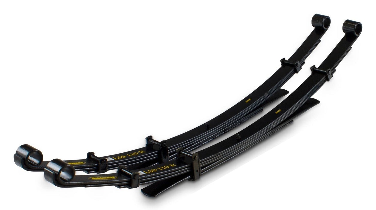 Dobinsons Rear 4" Lift Parabolic Leaf Springs fits toyota78/79 Series