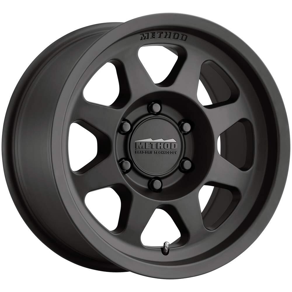 Method MR701 16x6.5 90mm Offset 6x180 138.9mm CB Matte Black Wheel MR70166568590