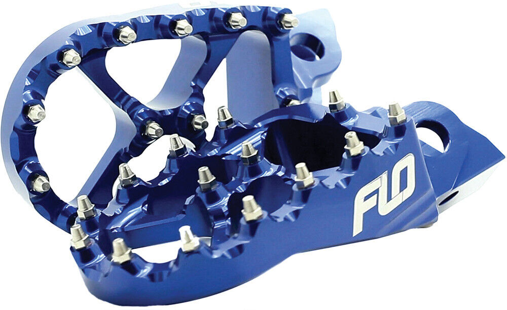 Flo Motorsports Fits Honda Crf450R Crf250R Fits Kawasaki Kx250F Kx450F Footpegs Foot Pegs FPEG-792BLU