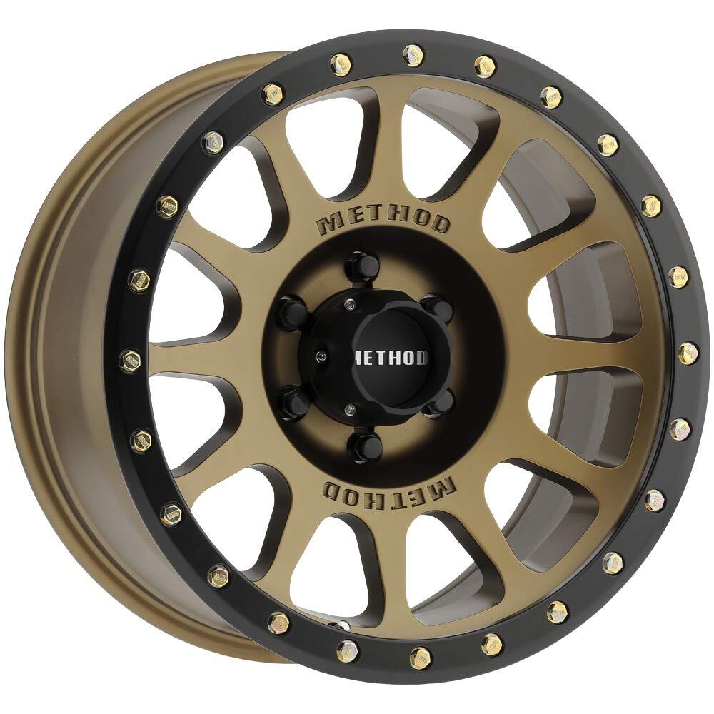 Method MR305 NV 17x8.5 25mm Offset 6x5.5 108mm CB Method Bronze/Black Street Loc Wheel MR30578560925