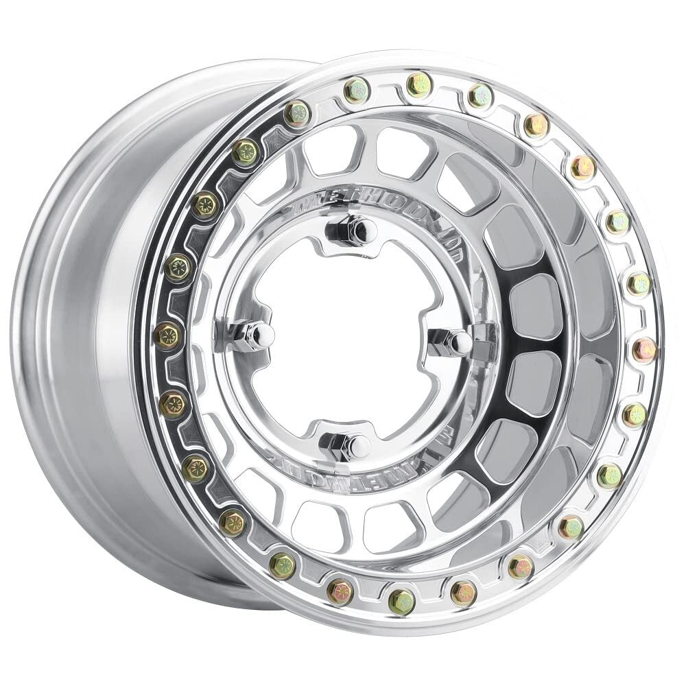 Method MR413 Beadlock 15x10 / 6+4/25mm Offset / 4x156 / 120mm CB Polished Wheel MR413510461164B