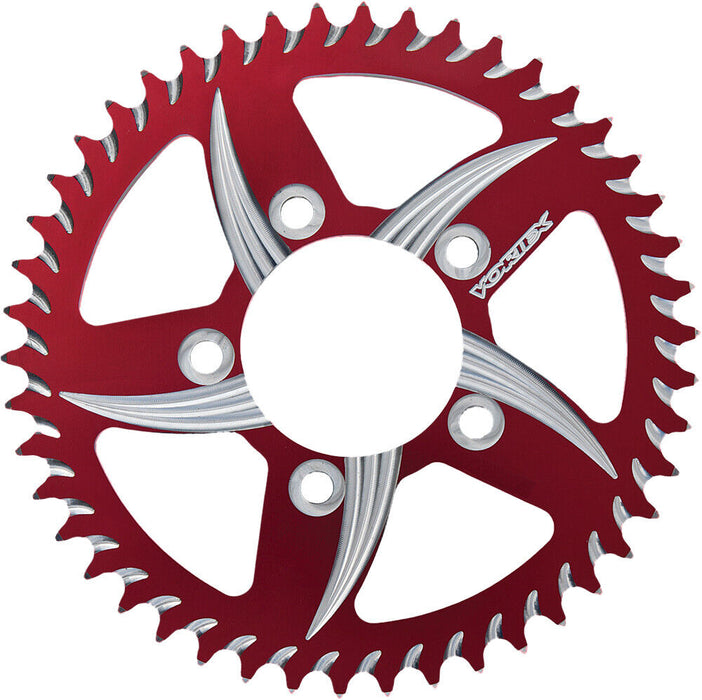 Vortex Rear Cat5 Sprocket Aluminum 45T-525 Red Suz/Tri 526ZR-45