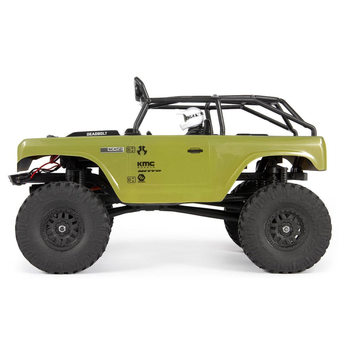 Axial 1/24 SCX24 Deadbolt 4 Wheel Drive Rock Crawler Brushed RTR Ready to Run Green AXI90081T2 Trucks Electric RTR Other