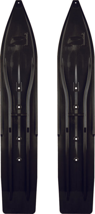 Slydog Powder Hound Skis Black 8" (Ph8Solblklopblk) PH8SOLBLK