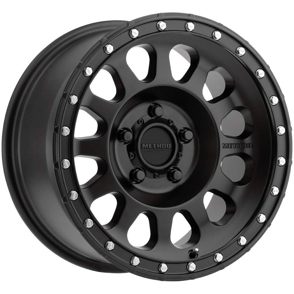 Method MR315 20x10 / 5x5.5 BP / -18mm Offset / 108mm CB Matte Black Wheel MR31521055518N
