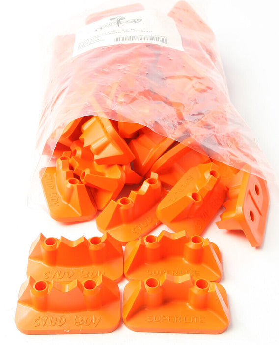 Stud Boy Super-Lite Pro Series Double Backers .75" 48/Pk Orange _2522-P2-Org