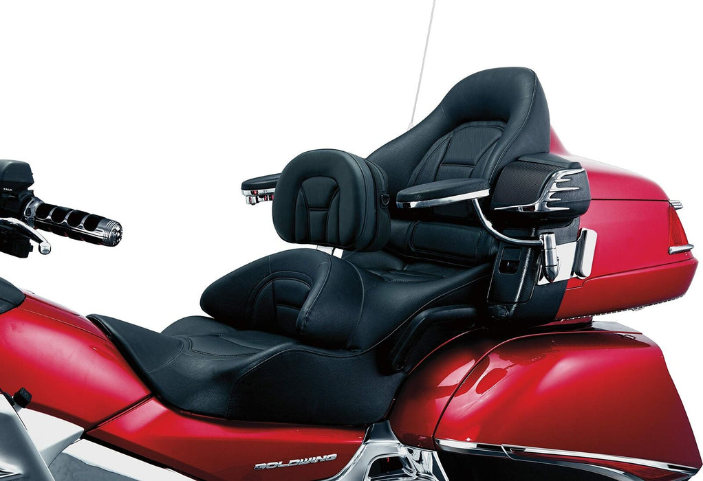 Kuryakyn Plug-N-Go Driver Backrest With Pouch 8931