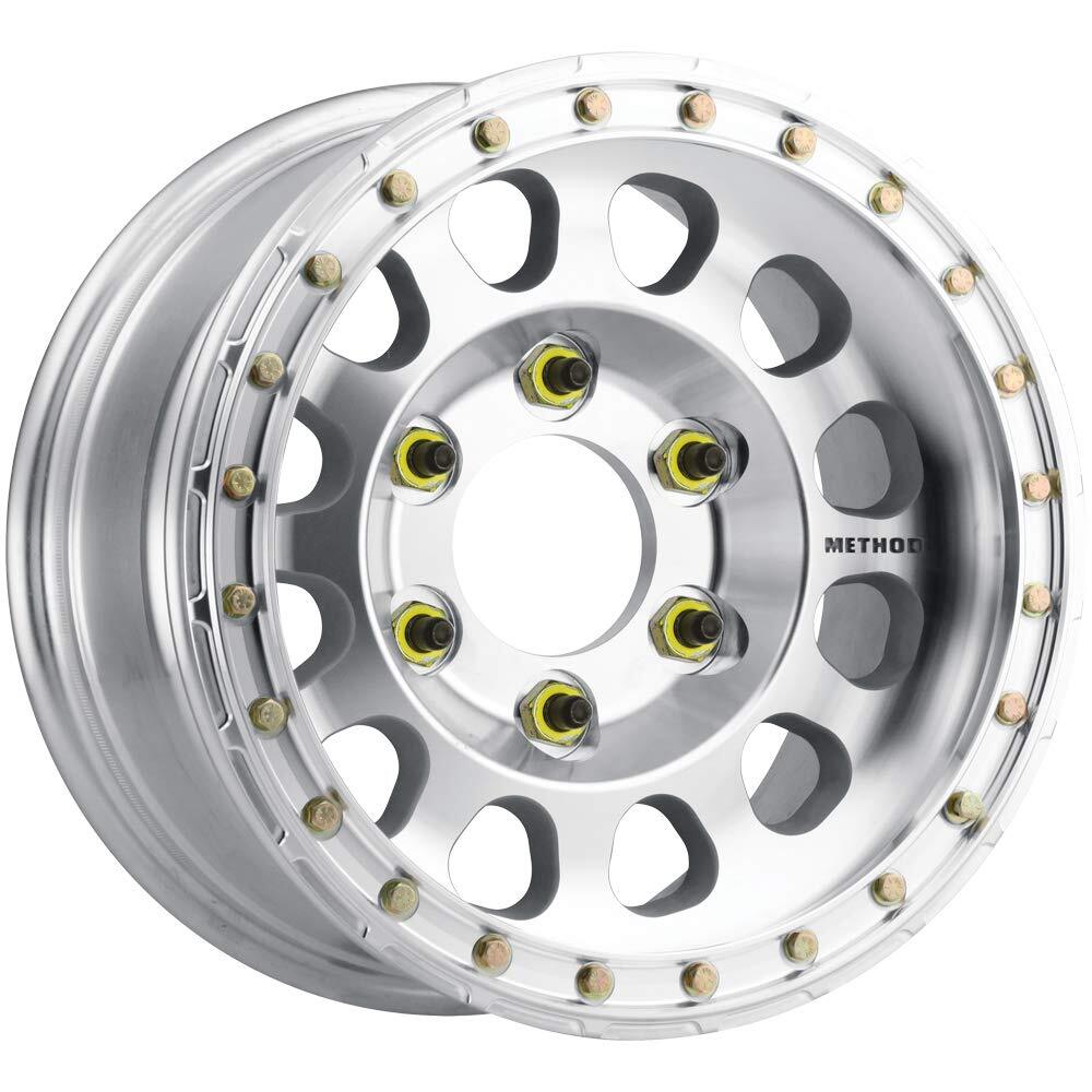 Method MR103 Beadlock 17x9 -12mm Offset 8x6.5 130.81mm CB Raw Machined w/BH-H24125 Wheel MR10379080312B