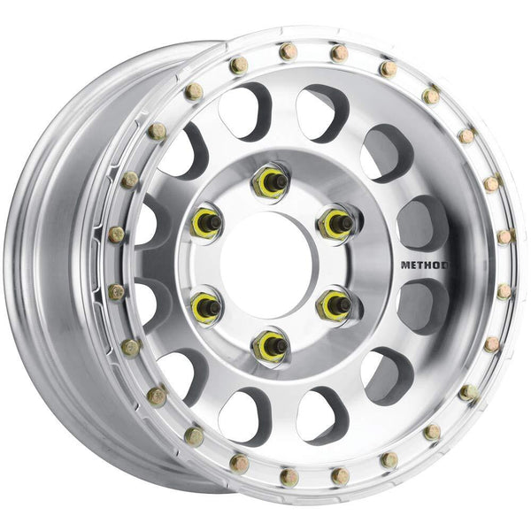 Method MR103 Beadlock 17x9 -12mm Offset 8x6.5 130.81mm CB Raw Machined w/BH-H24125 Wheel MR10379080312B