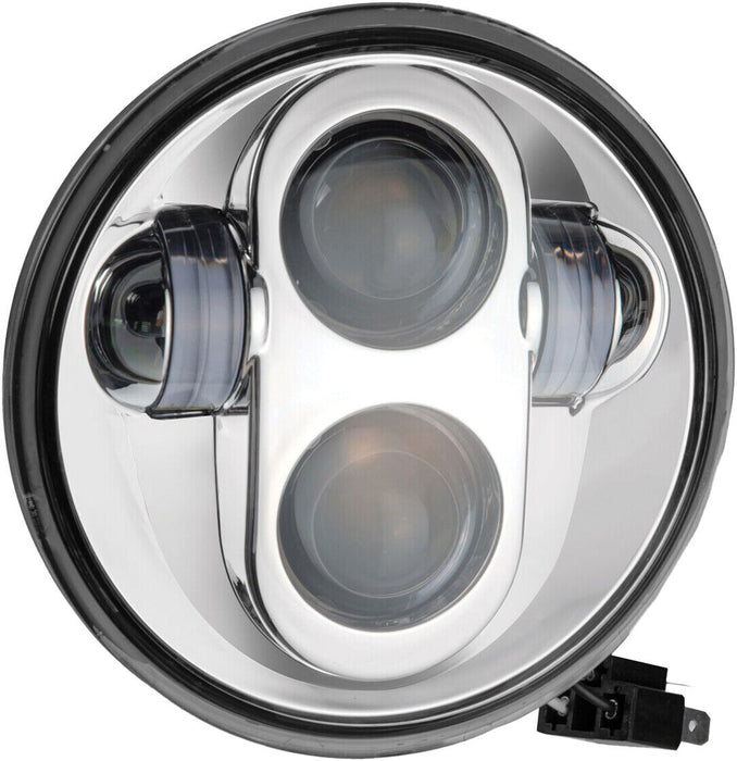 Pathfinder 5 3/4" Led Headlight Chrome High Definition Hd5Mc HD5MC