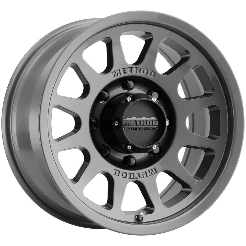 Method MR703 17x9 / -12mm Offset / 130.81mm Bore / 8x6.5 BP / 4.8in BS Gloss Titanium Wheel MR70379080812N
