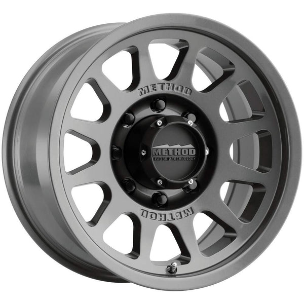Method MR703 17x9 / -12mm Offset / 130.81mm Bore / 8x6.5 BP / 4.8in BS Gloss Titanium Wheel MR70379080812N