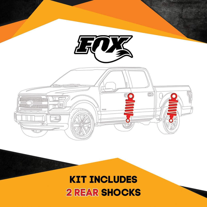 Fox 985-26-117 Quantity 2 Kit Of 2 2.0 Performance Series Res.-Cd Adjuster 2-3 Inch Lift Rear Shocks fits toyotaTacoma 2005-2017 4Wd 985-26-117/2-/