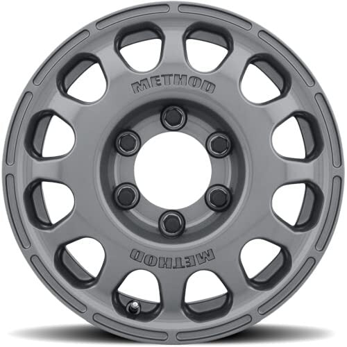 Method MR107 16x7 +25mm Offset 6x5.5 106.25mm CB Gloss Titanium Wheel MR10767060825