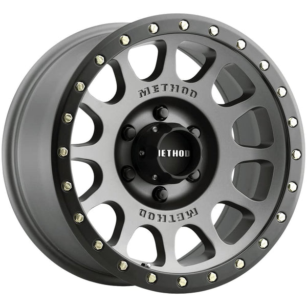 Method MR305 NV 20x9 / +18mm Offset / 6x5.5 BP / 108mm CB / Titanium Matte Black Lip Wheel MR30529060818