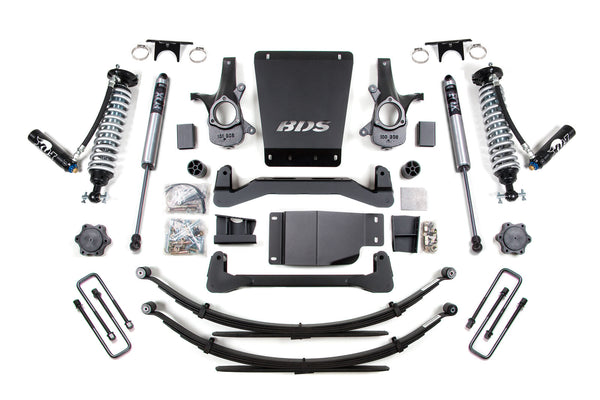 BDS 6 Inch Lift Kit Fox 2.5 Coil-over Chevy Silverado Or, Fits GMC Sierra 1500 177FDSC
