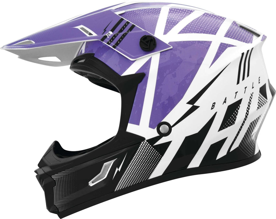 THH Helmets T710XR Battle Purple/Black Youth Small 646481