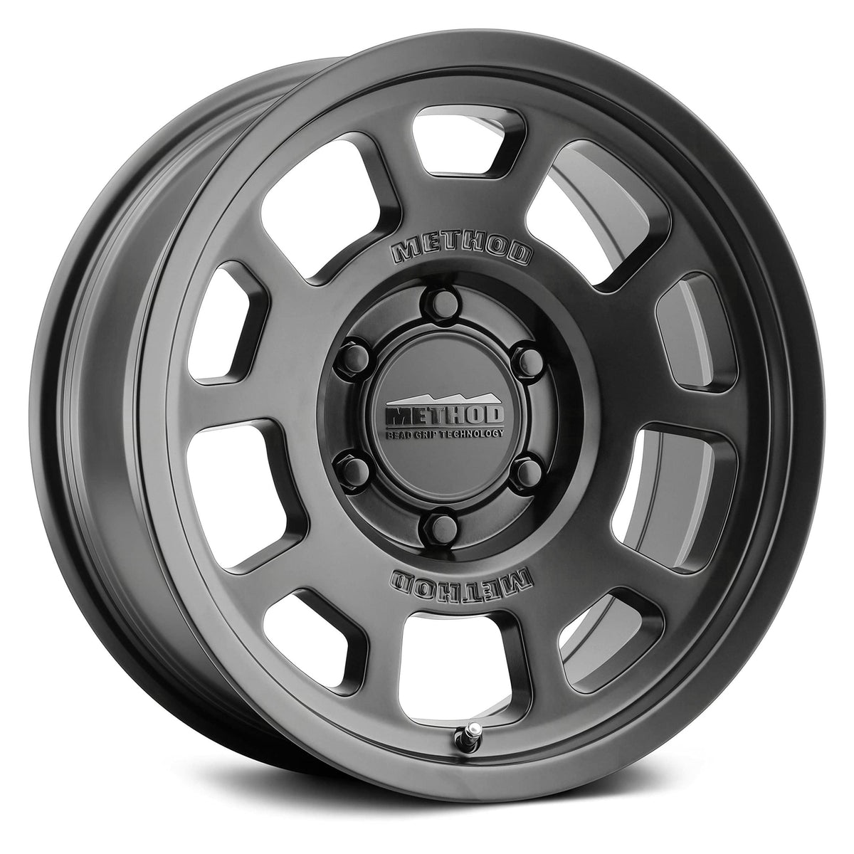 Method MR705 17x8.5 0mm Offset 5x5 71.5mm CB Matte Black Wheel MR70578550500