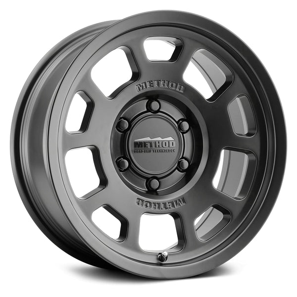 Method MR705 17x8.5 0mm Offset 5x5 71.5mm CB Matte Black Wheel MR70578550500