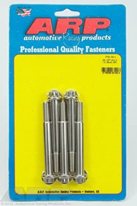 ARP M10 x 1.50 x 90 12pt SS Bolts (5/pkg) 772-1011