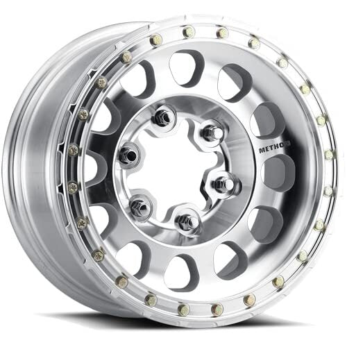 Method MR103 Beadlock 15x8 -24mm Offset 5x5.5 108mm CB Raw Machined Race Drilled w/BH-H24100 Wheel MR10358055324BR