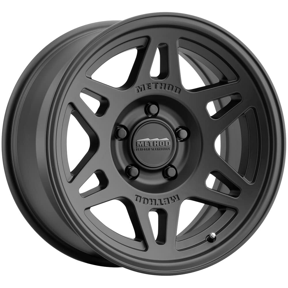 Method MR706 Bead Grip 17x8.5 25mm Offset 5x5 5mm Matte Black Wheel MR70678550525