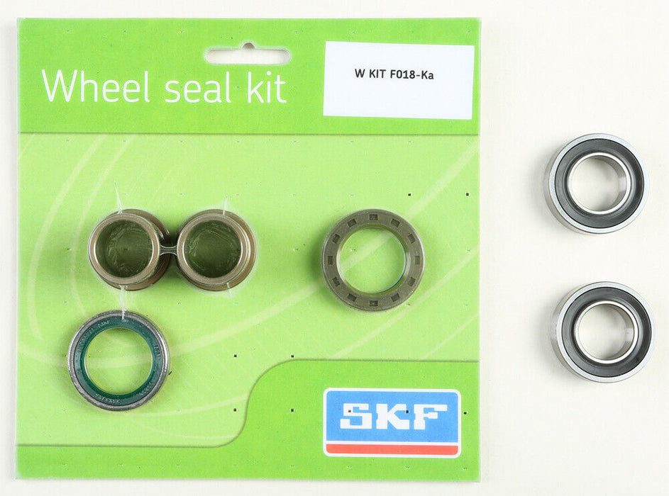 Skf Wheel Seal Kit W/Bearings Front WSB-KIT-F018-KA