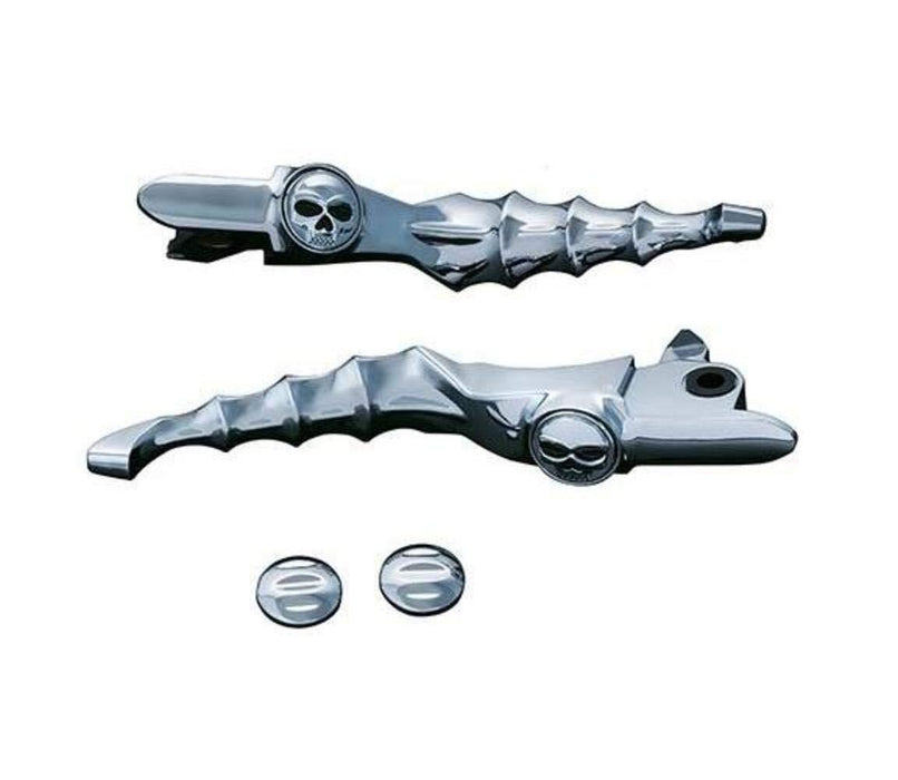 Kuryakyn Zombie Lever Set 17-Up Touring Chrome 1984