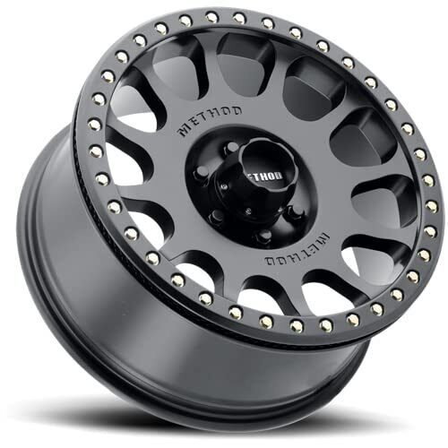 Method MR105 V3 Beadlock 17x9 -38mm Offset 8x6.5 130.81mm CB Matte Black Wheel w/ BH-H24125 MR10579080538B